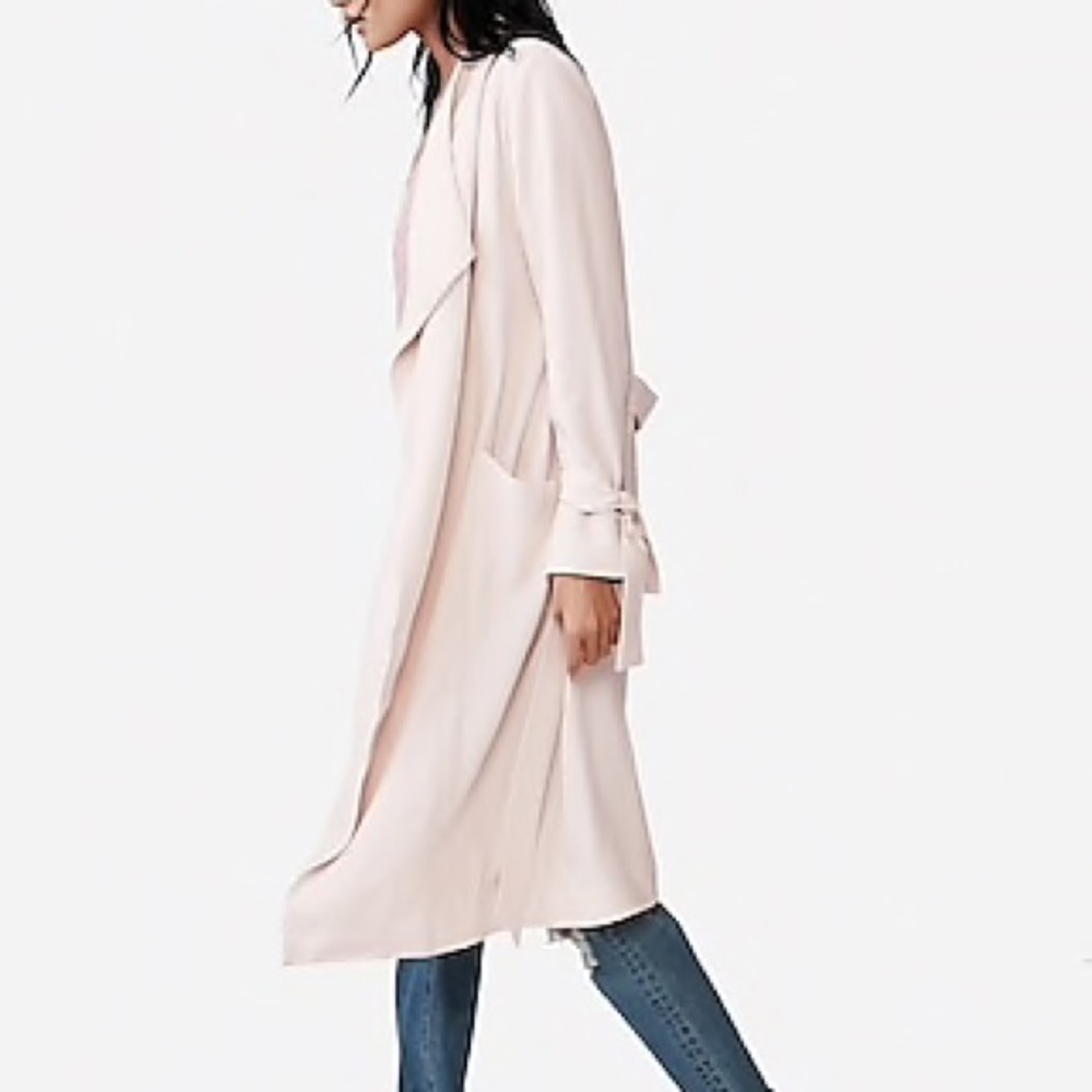 Express soft trench coat